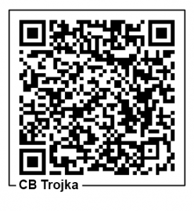 CB Trojka dary - QR kód